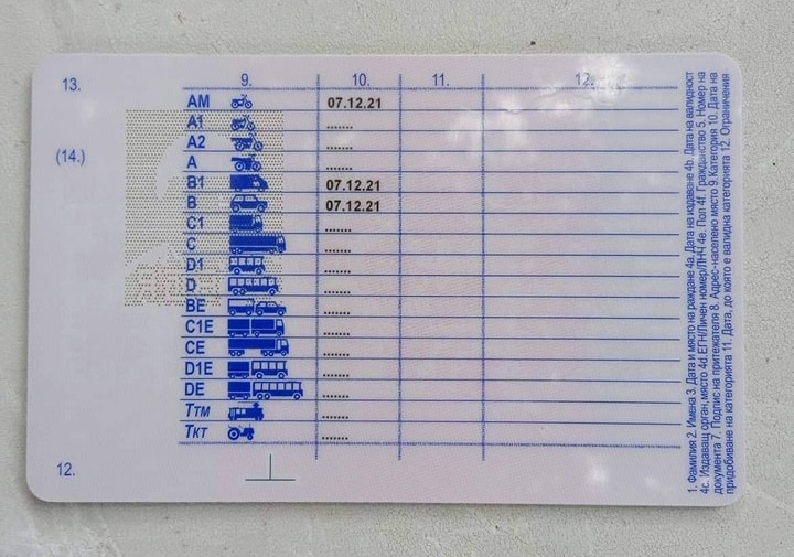 купуване на шофьорска книжка